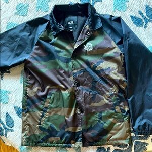 Boys Vans lightweight camo Jacket